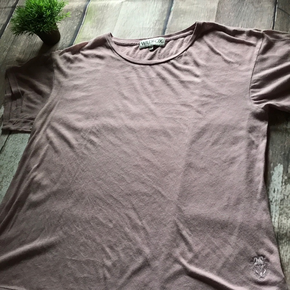 WildFox short sleeved tee.. medium..mauve